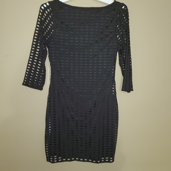Little black fishnet express dress - Picture 4 of 7